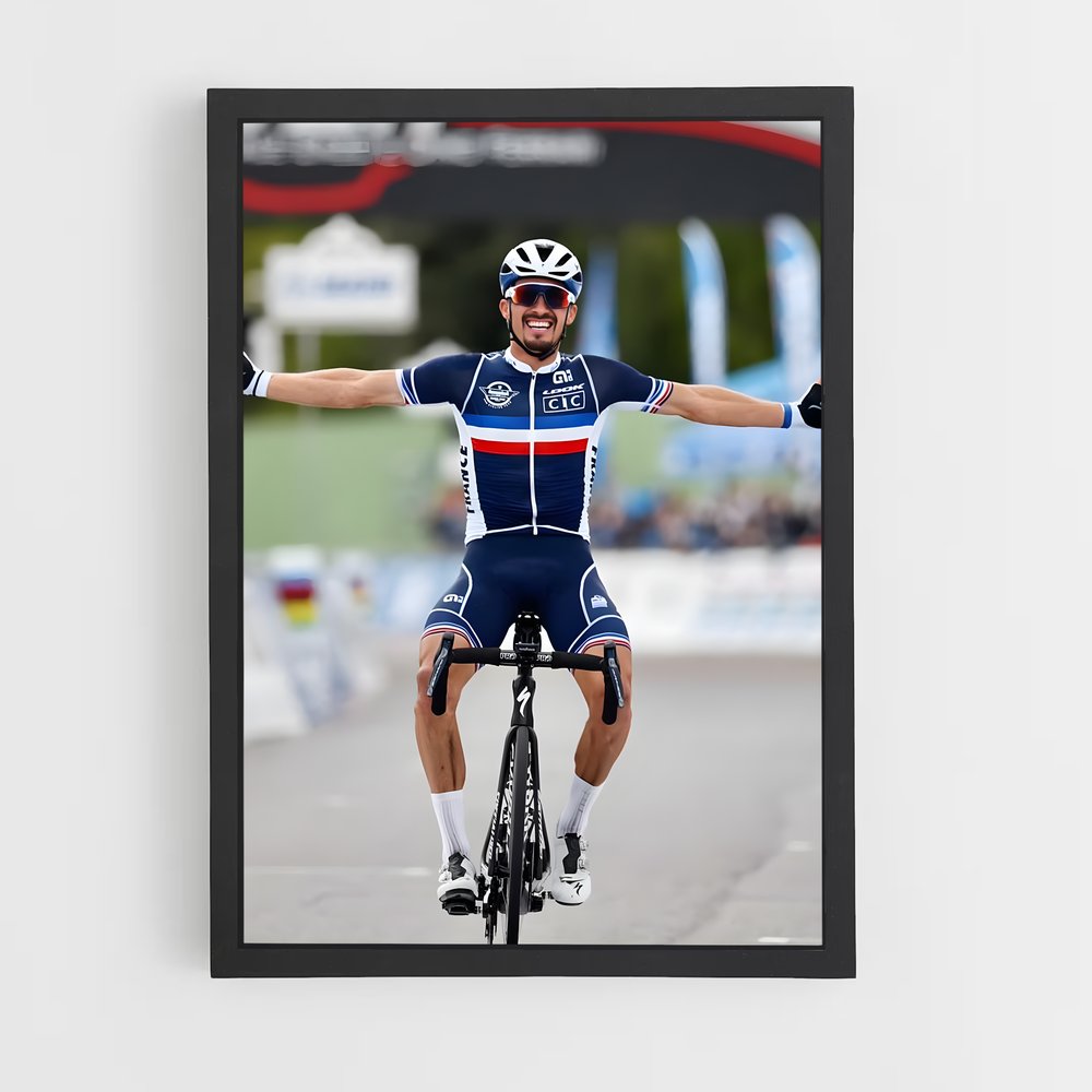Poster Julian Alaphilippe Célébration (vue 2)