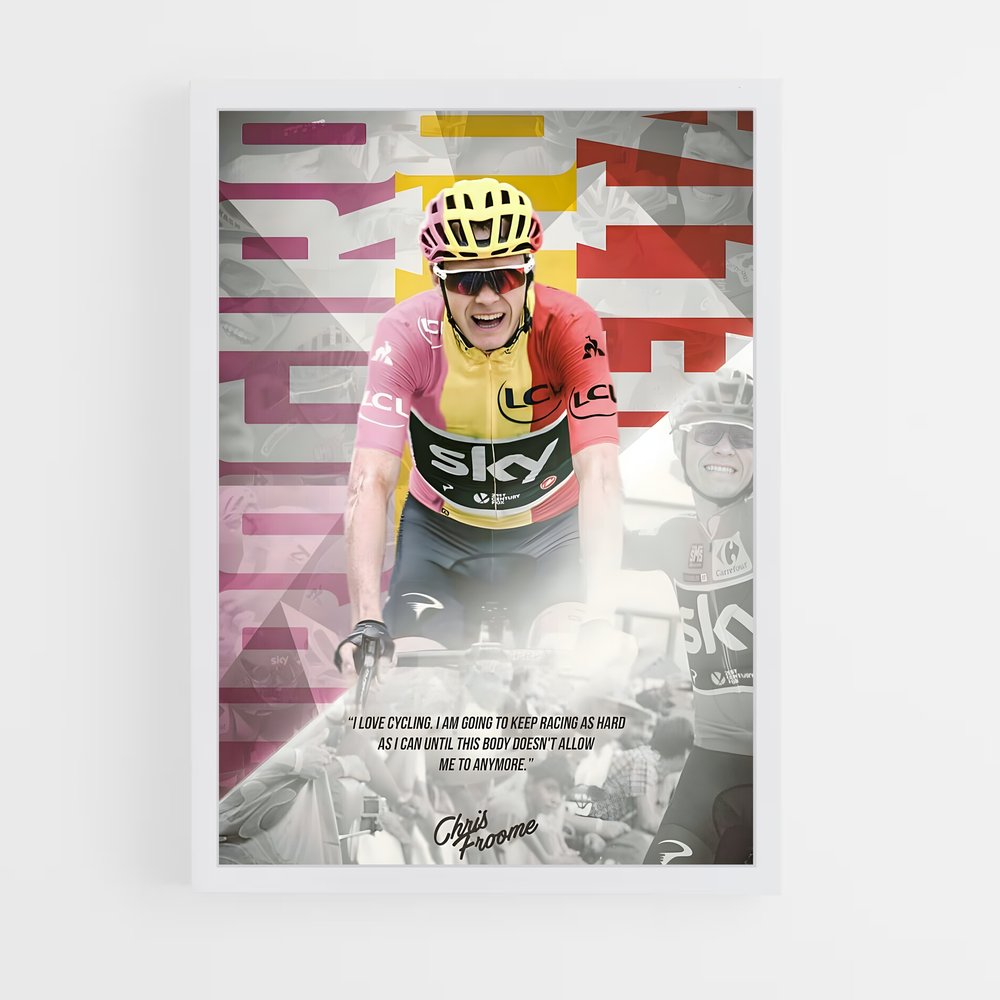 Poster Citation Chris Froome (vue 3)