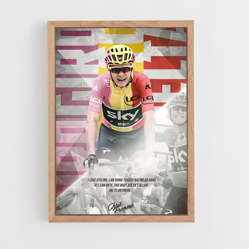 Poster Citation Chris Froome (vue 4)