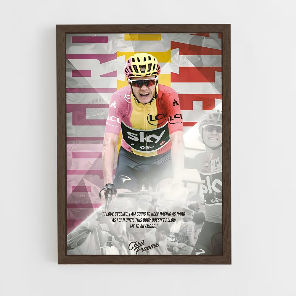 Poster Citation Chris Froome (vue 5)