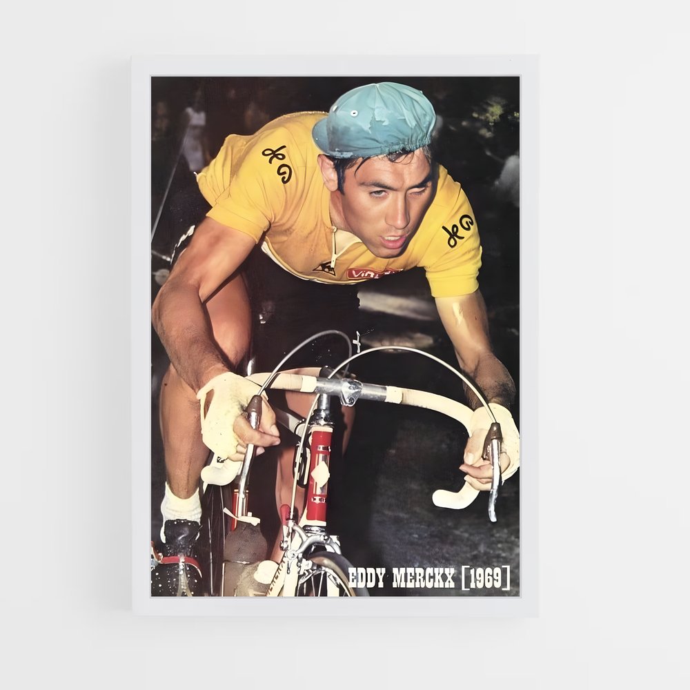 Poster Retro Cyclisme Merckx (vue 3)