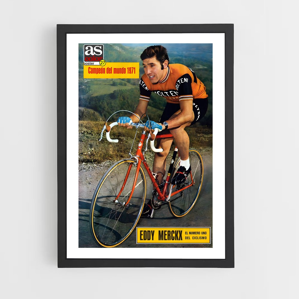 Affiche Vintage Eddy Merckx (vue 2)