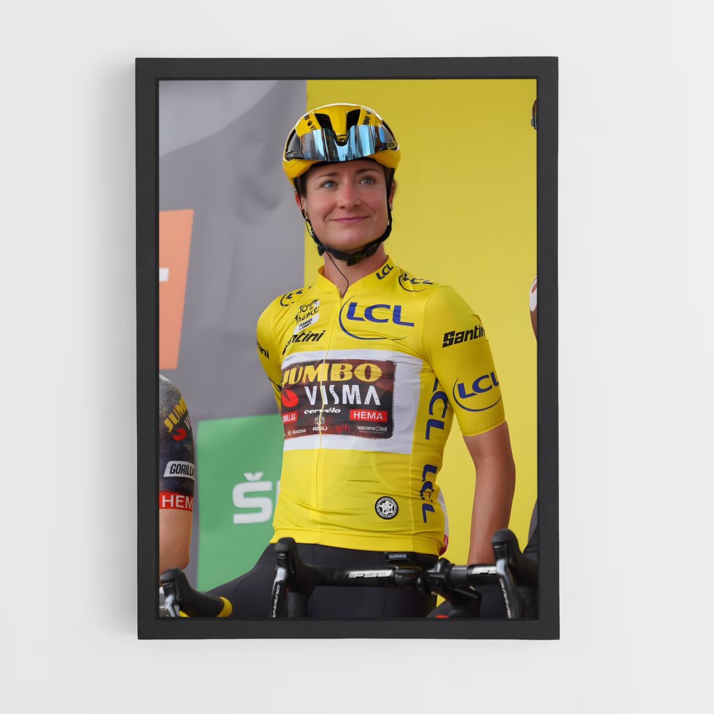 Poster Marianne Vos Maillot Jaune (vue 2)