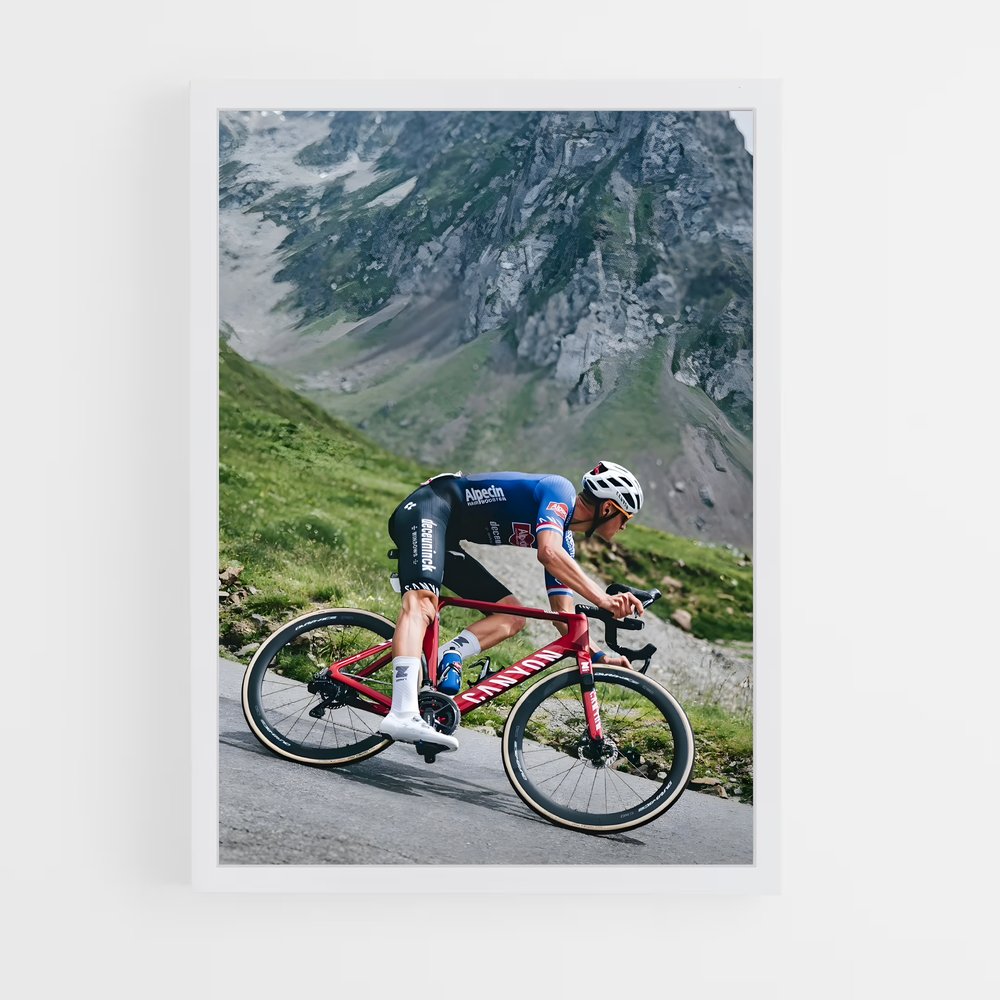 Poster Cyclisme Alpes (vue 3)
