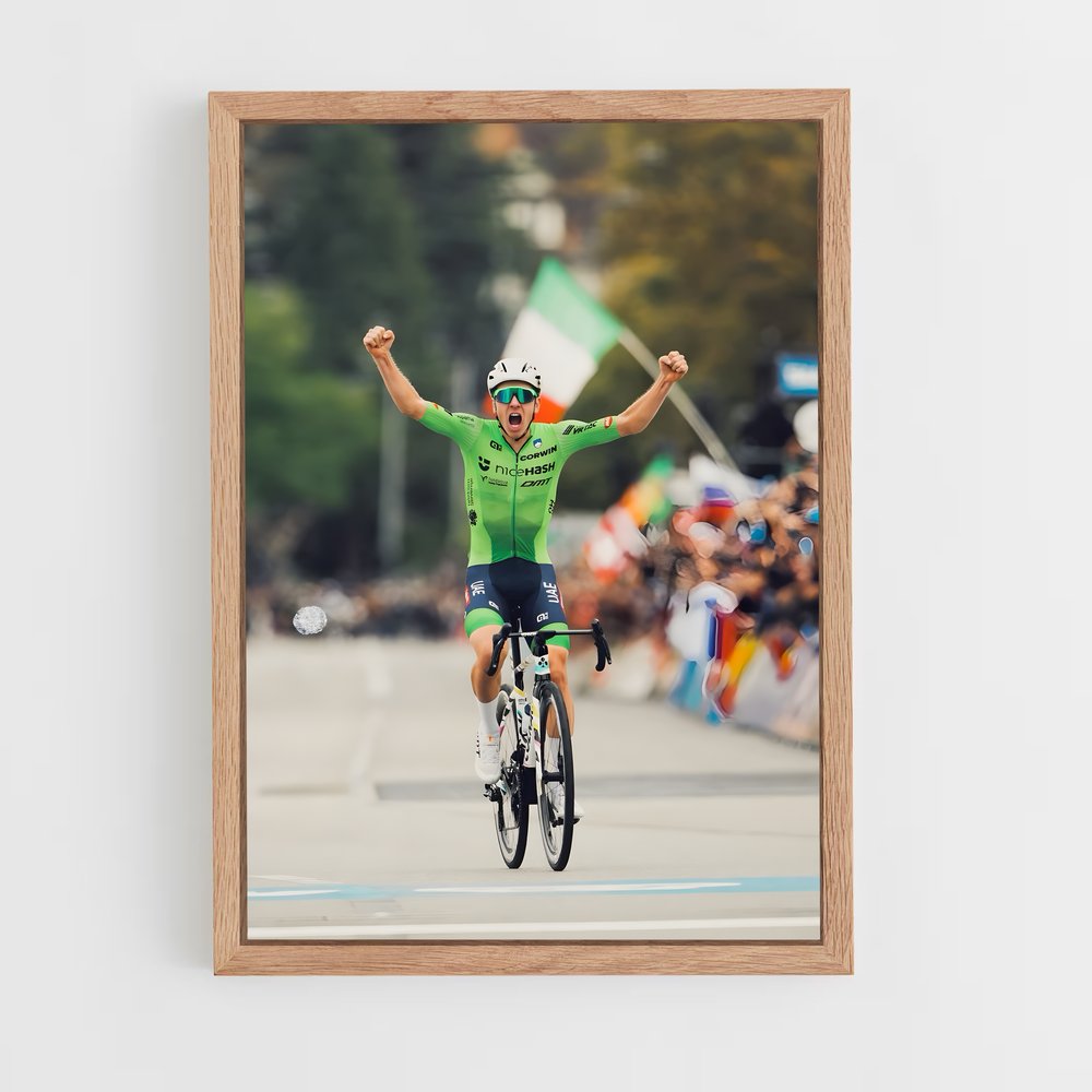 Poster Cyclisme Pogačar (vue 4)