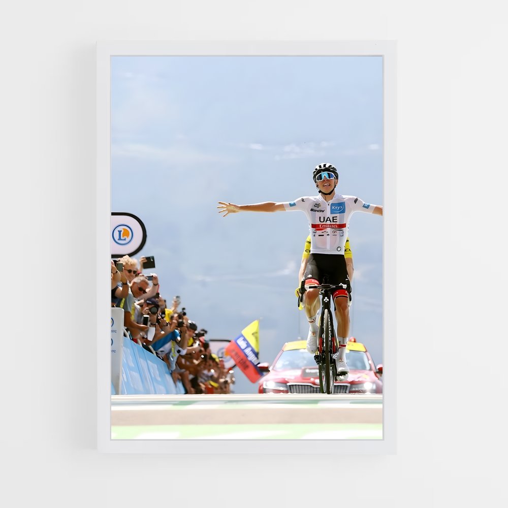 Poster Pogačar Victoire (vue 3)