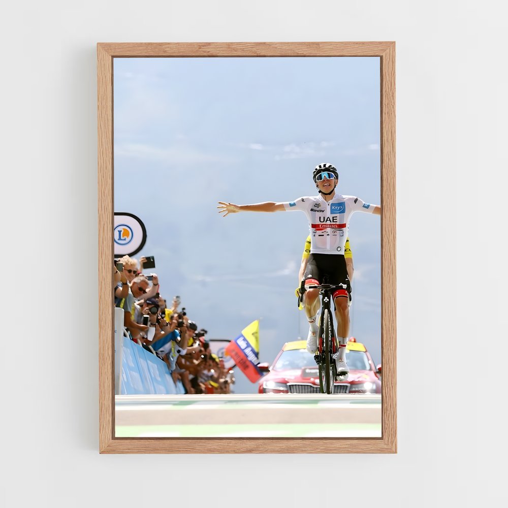 Poster Pogačar Victoire (vue 4)