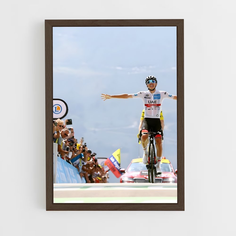 Poster Pogačar Victoire (vue 5)