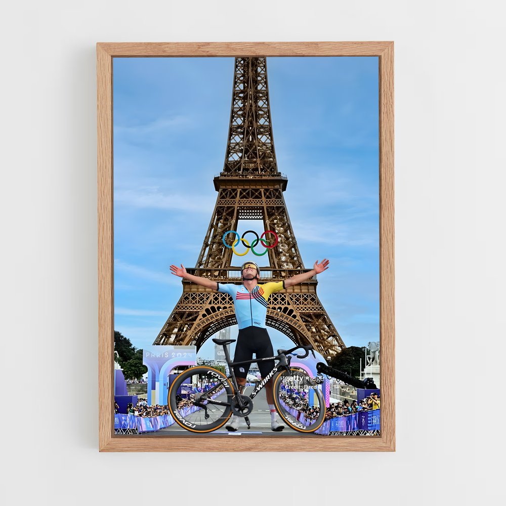Poster Cyclisme Tour Eiffel (vue 4)