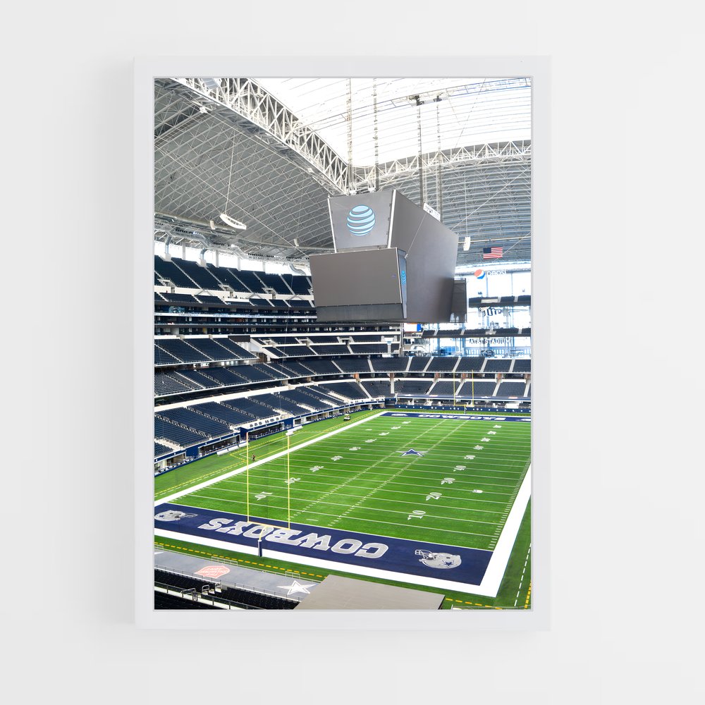 Poster Dallas Cowboys Stade – affiche Football US (vue 3)