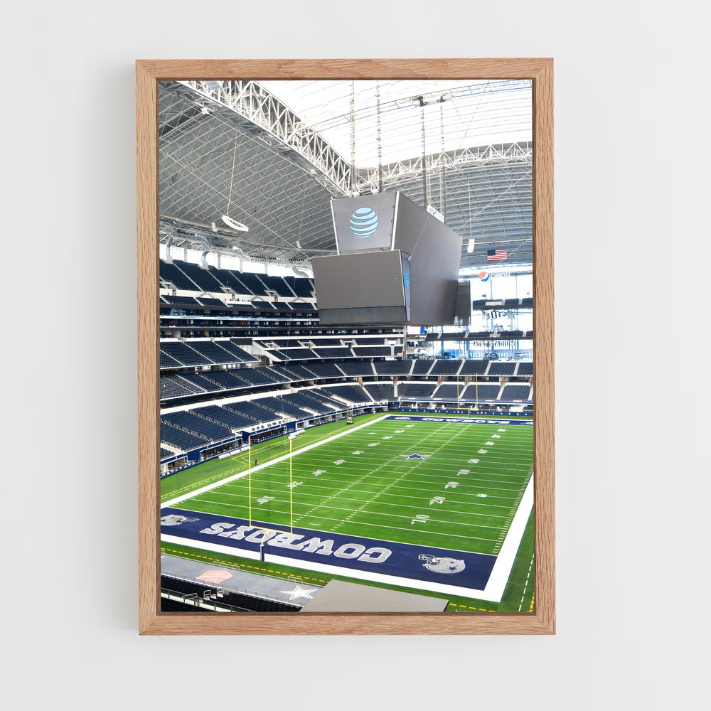 Poster Dallas Cowboys Stade – affiche Football US (vue 4)