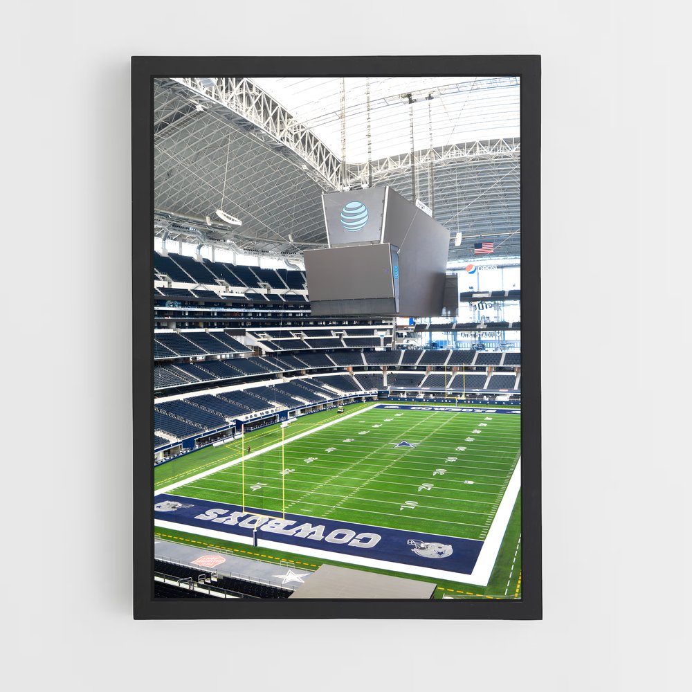 Poster Dallas Cowboys Stade – affiche Football US (vue 2)