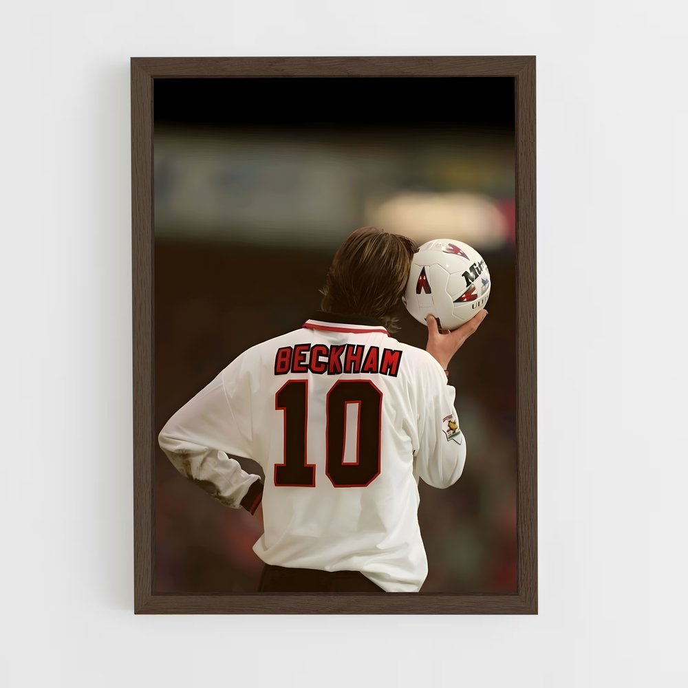 Poster David Beckham Vintage – affiche Football (vue 5)