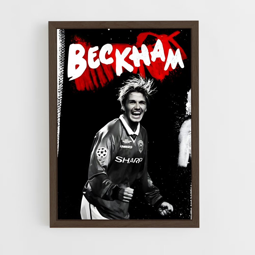 Poster David Beckham Sombre – affiche Football (vue 5)