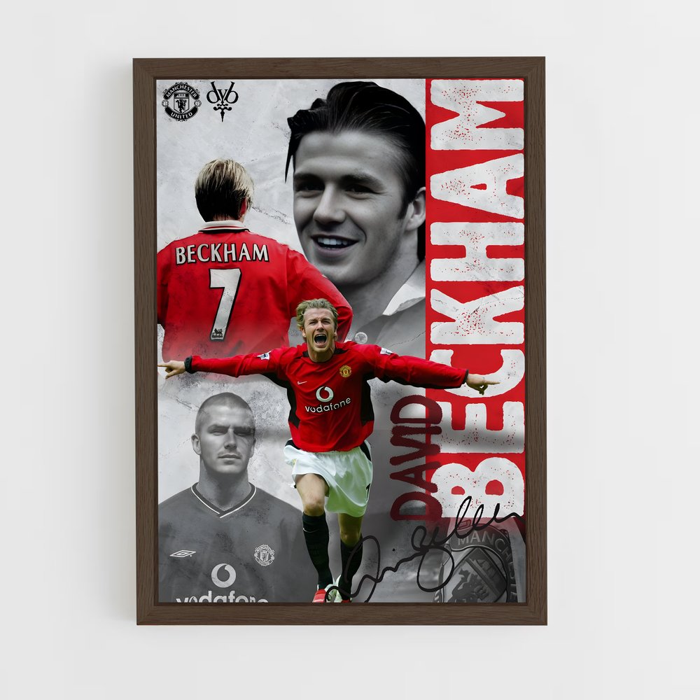 Poster David Beckham Joueur – affiche Football (vue 5)