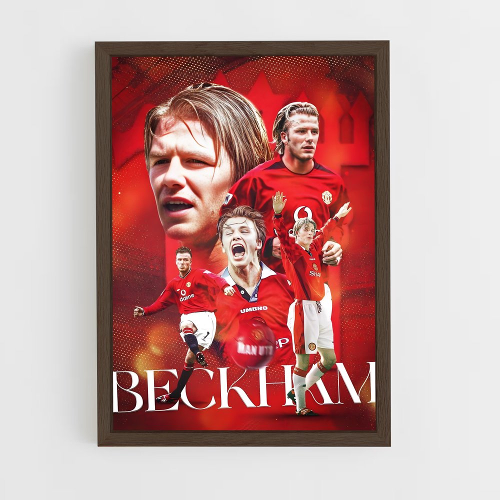 Poster Beckham Champion – affiche Football (vue 5)