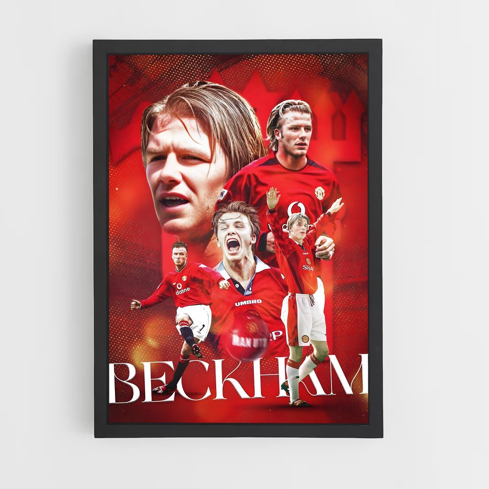 Poster Beckham Champion – affiche Football (vue 2)