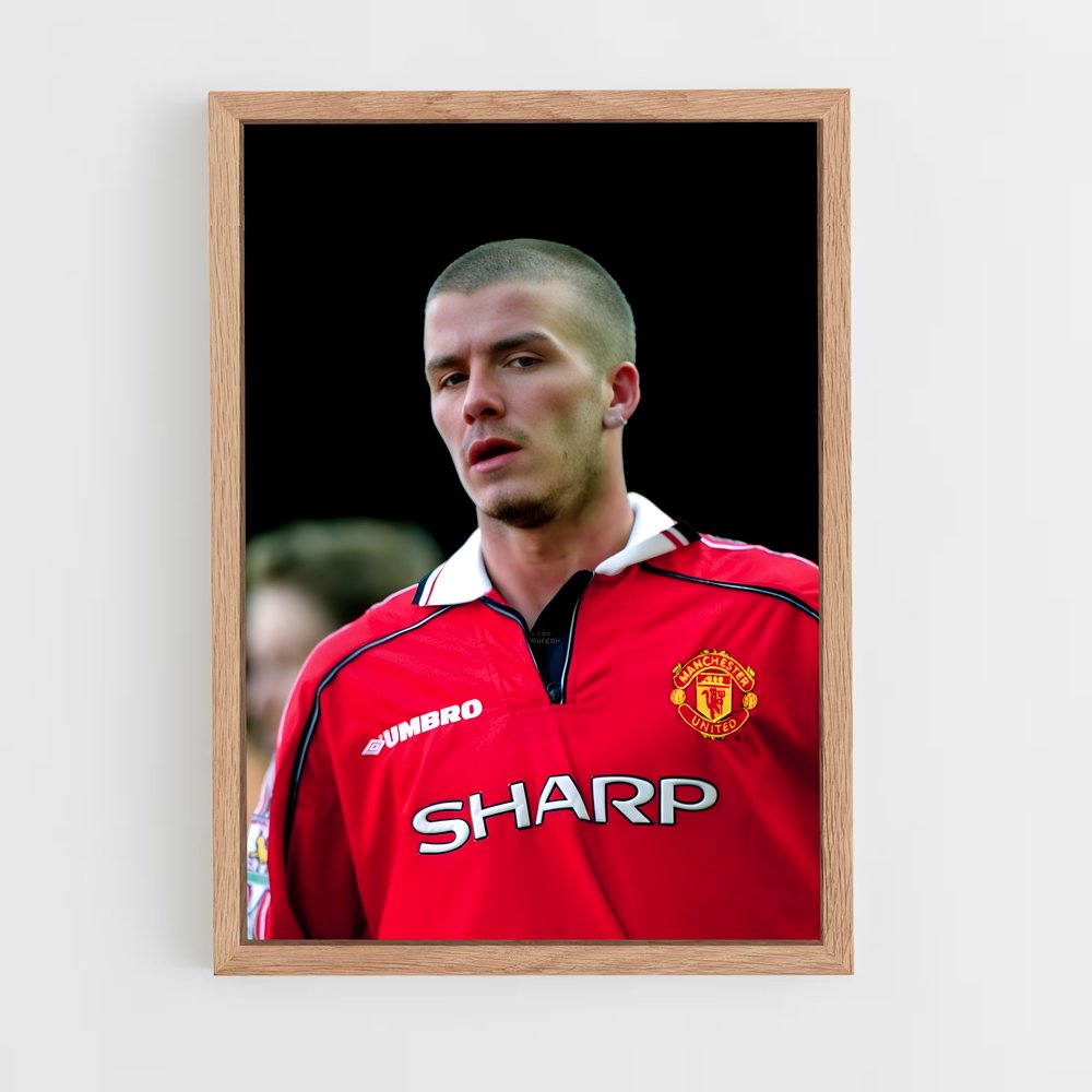 Poster David Beckham Buzzcut – affiche Football (vue 4)