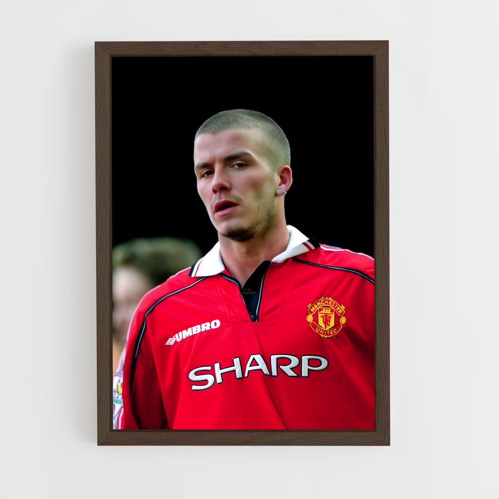 Poster David Beckham Buzzcut – affiche Football (vue 5)