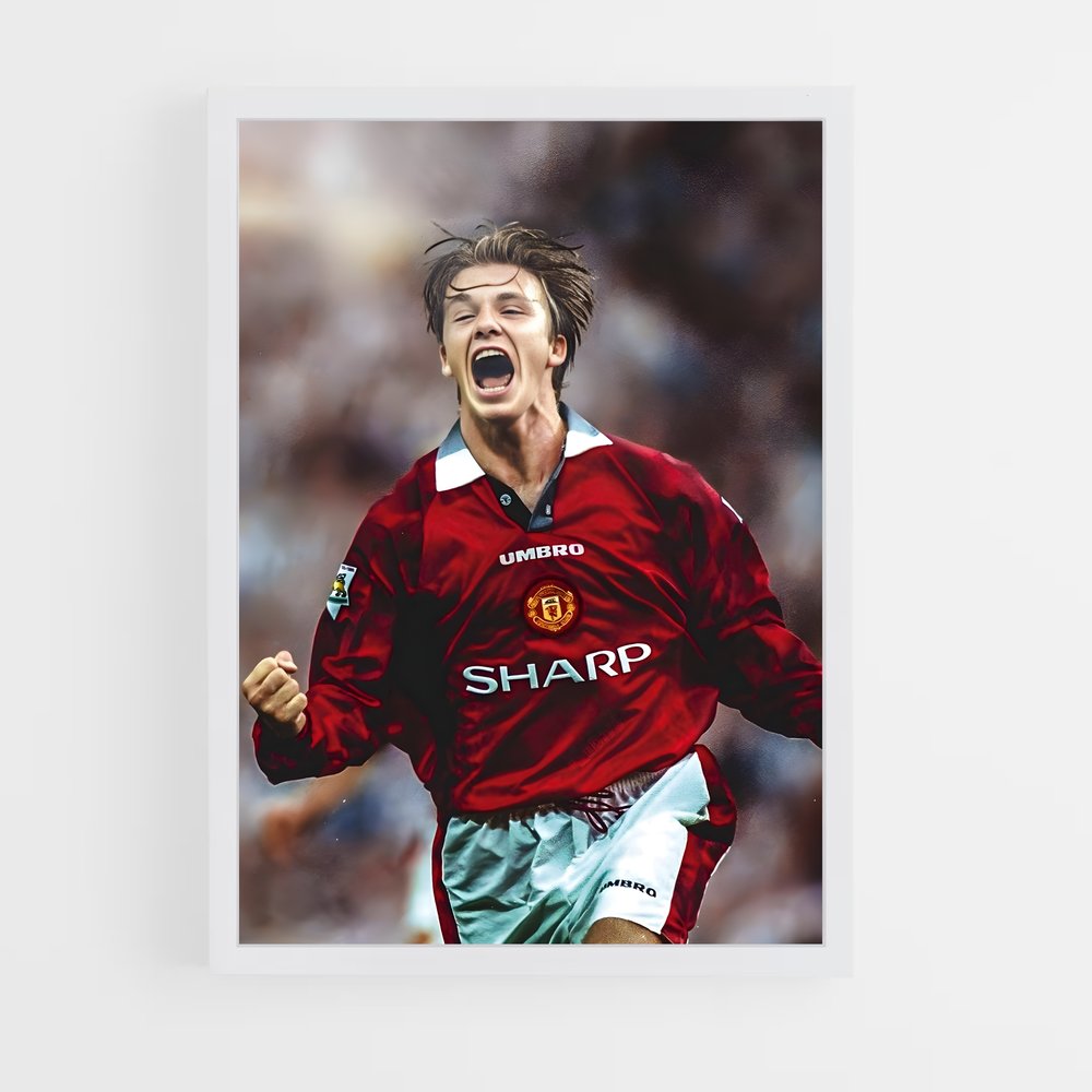 Poster Umbro Beckham – affiche Football (vue 3)