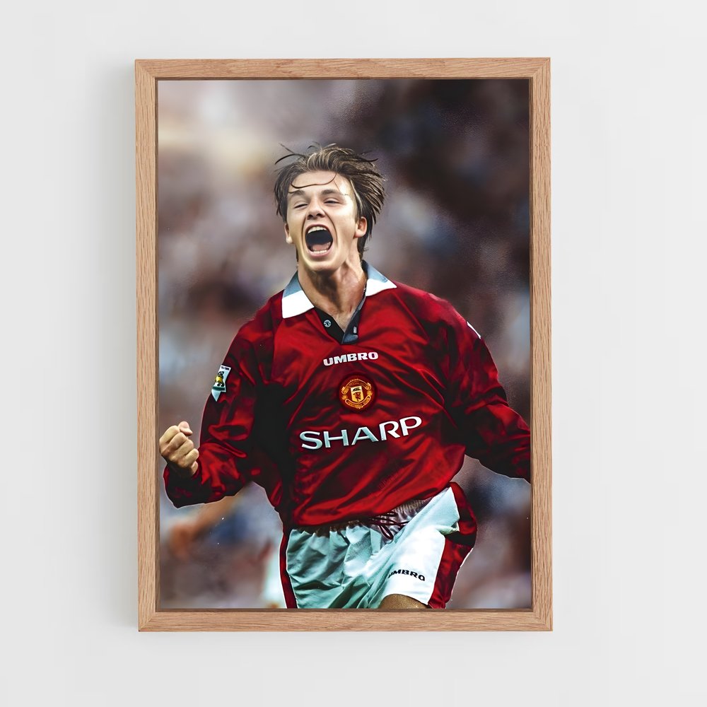 Poster Umbro Beckham – affiche Football (vue 4)
