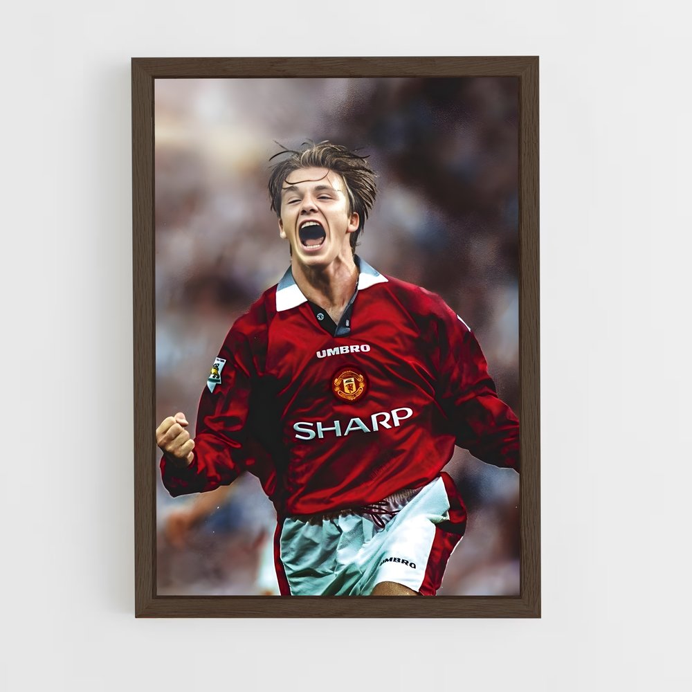 Poster Umbro Beckham – affiche Football (vue 5)