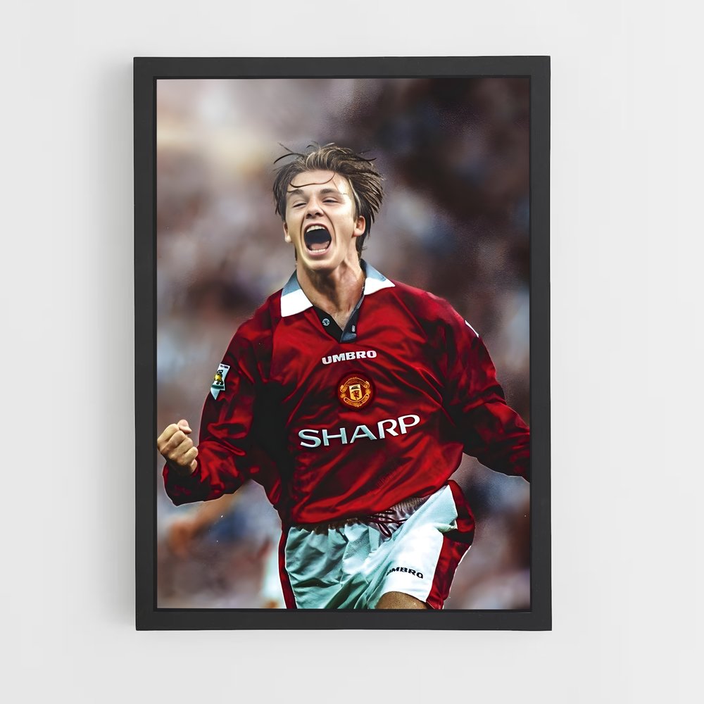 Poster Umbro Beckham – affiche Football (vue 2)