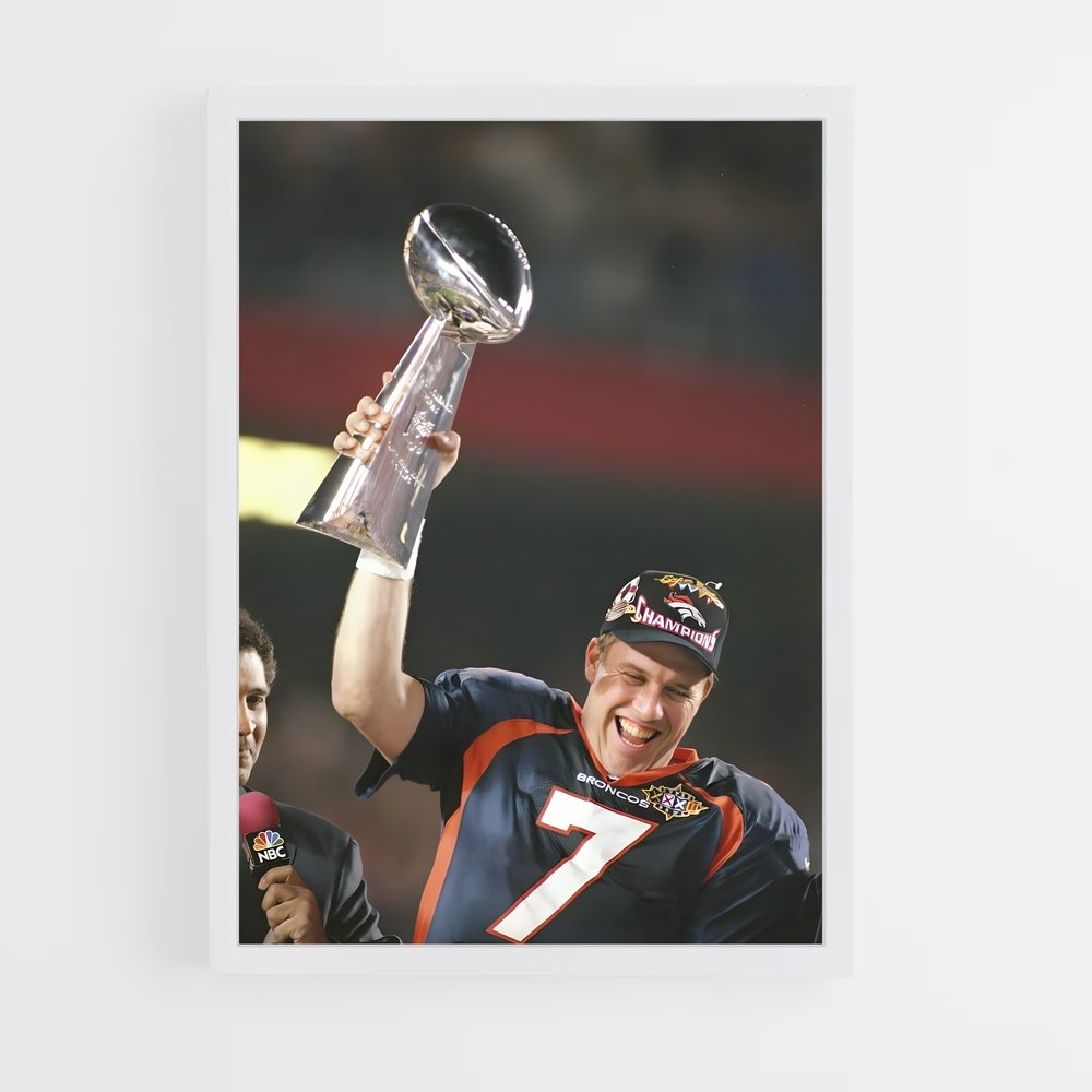 Poster Denver Broncos Victoire – affiche Football US (vue 3)