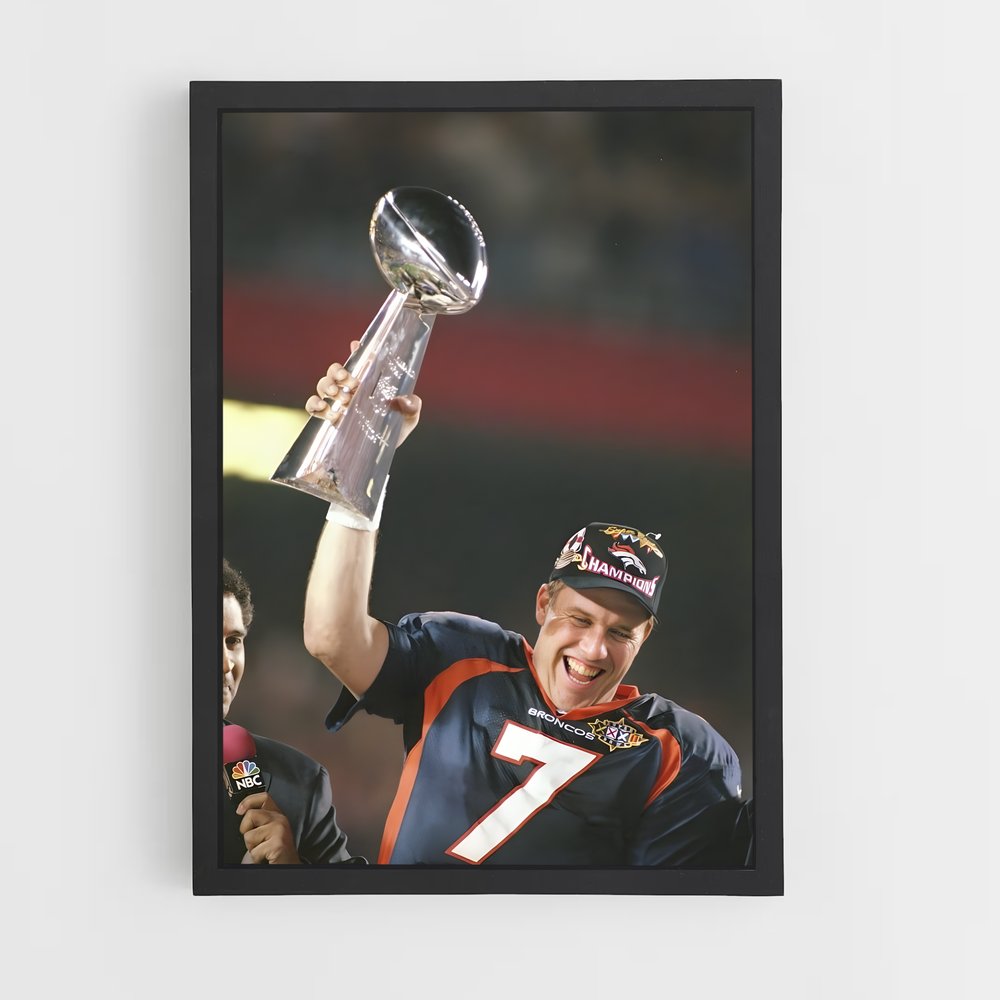 Poster Denver Broncos Victoire – affiche Football US (vue 2)