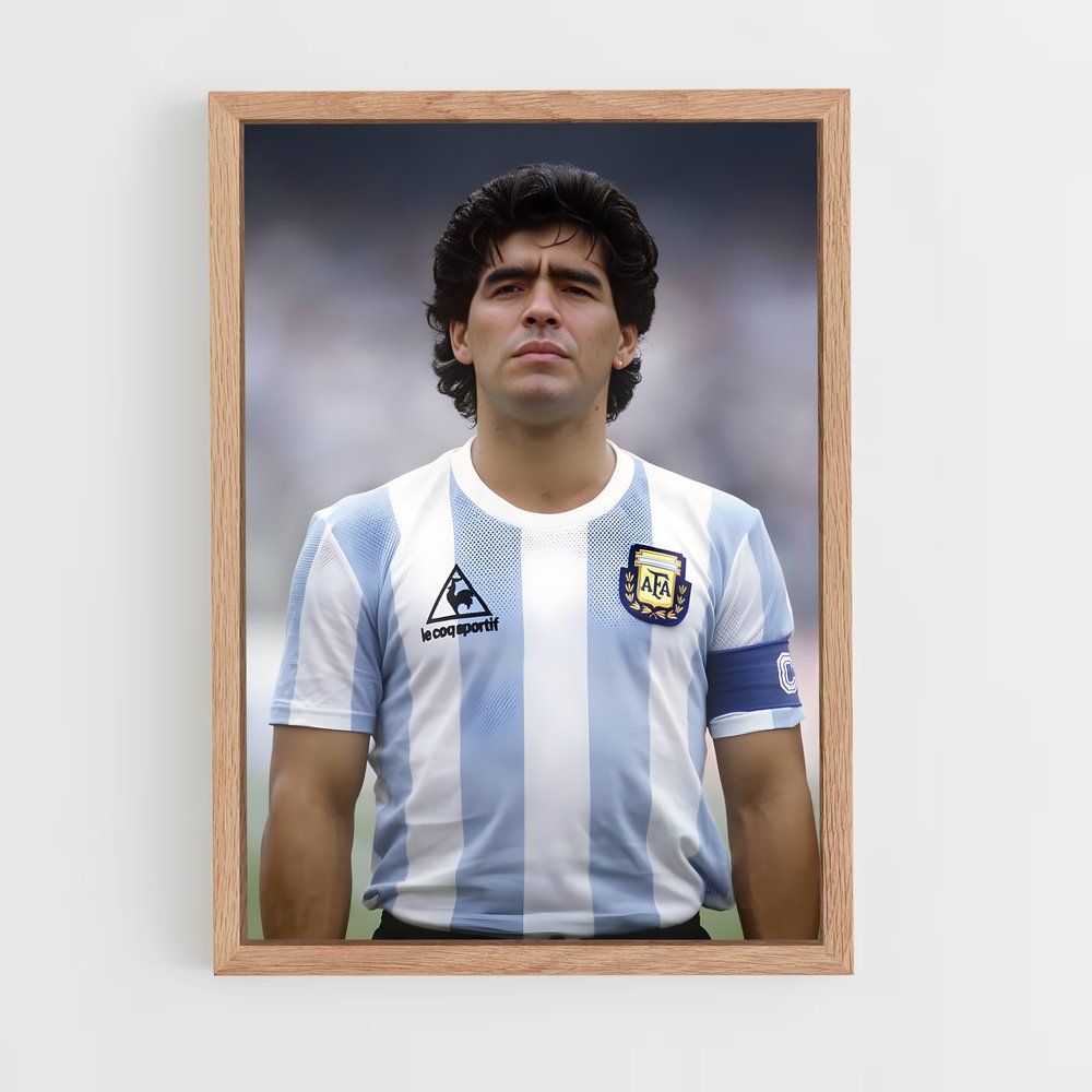 Poster Diego Maradona Vintage – affiche Football (vue 4)