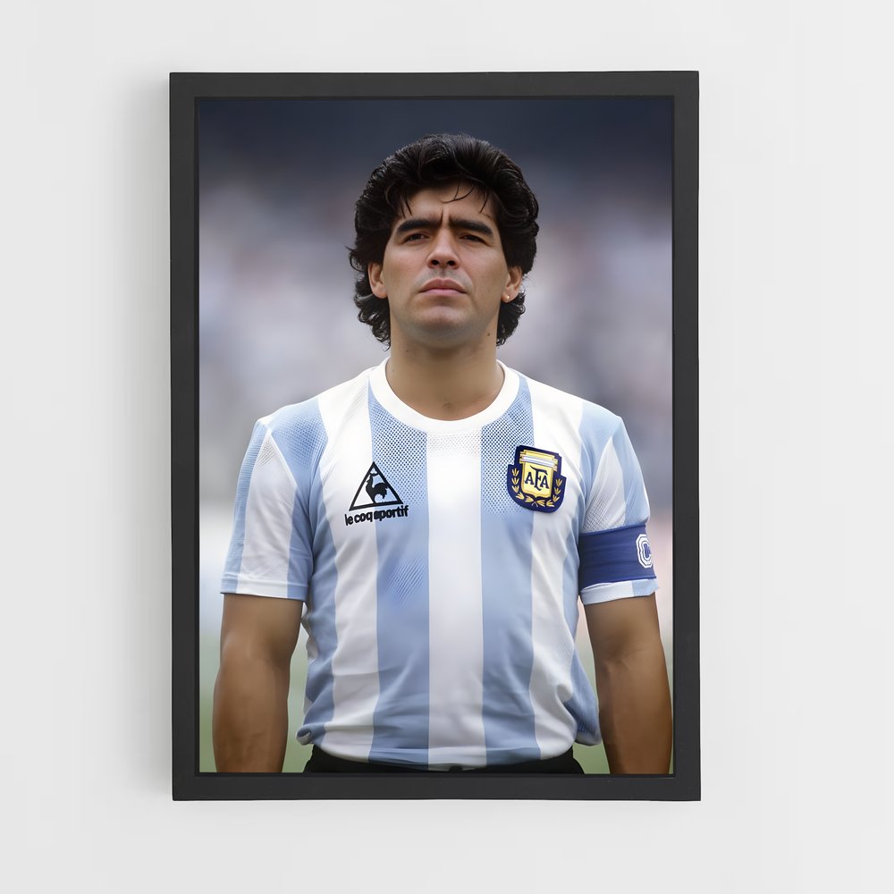 Poster Diego Maradona Vintage – affiche Football (vue 2)