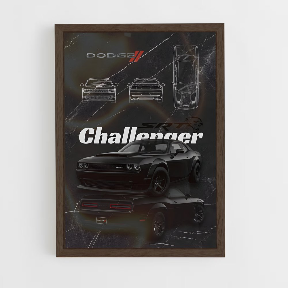 Poster Dodge II Challenger (vue 5)