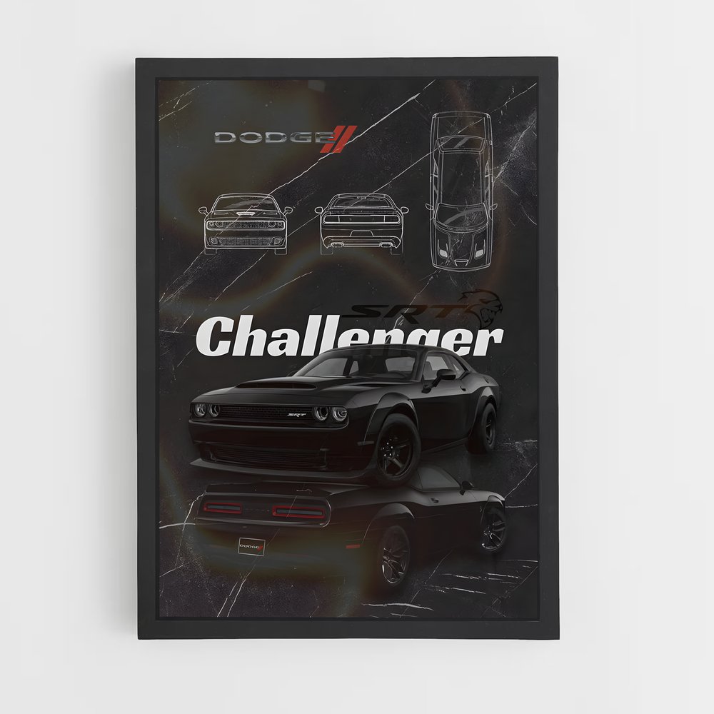 Poster Dodge II Challenger (vue 2)