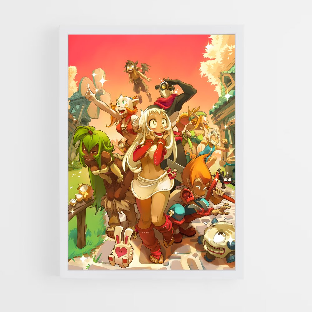 Poster Dofus Couleurs – affiche Dofus & Wakfu (vue 3)