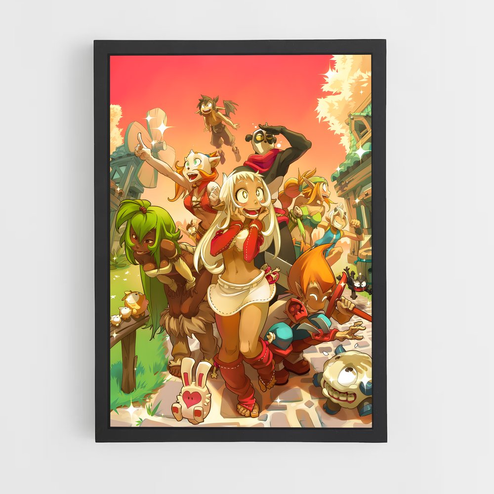 Poster Dofus Couleurs – affiche Dofus & Wakfu (vue 2)
