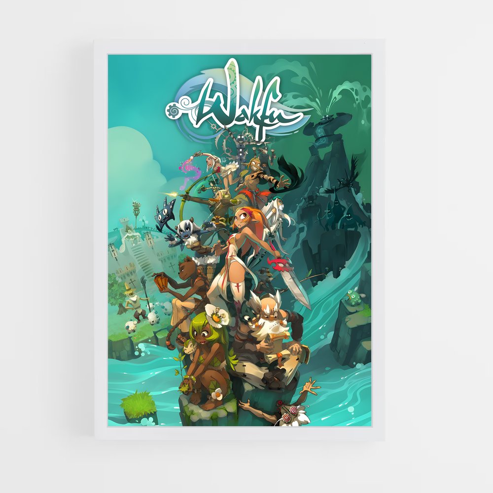 Poster Wakfu Vert – affiche Dofus & Wakfu (vue 3)