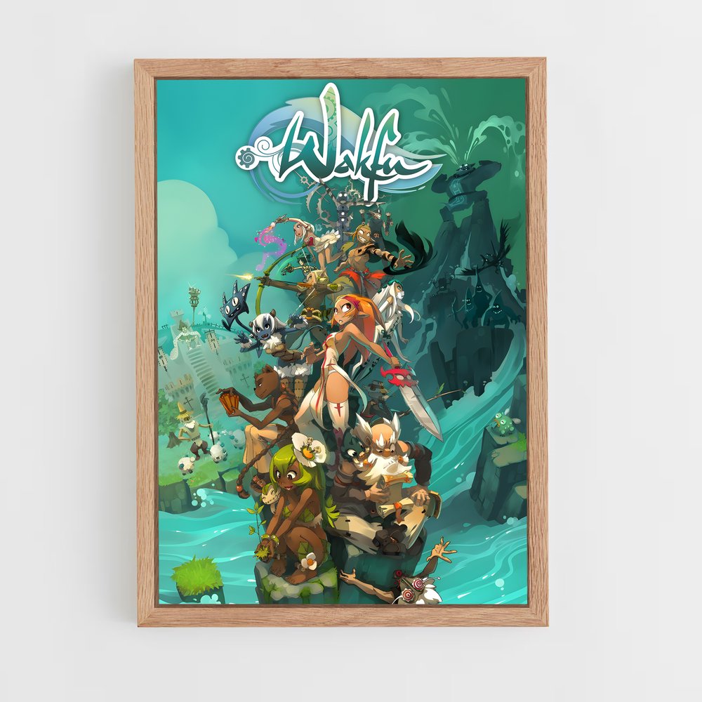 Poster Wakfu Vert – affiche Dofus & Wakfu (vue 4)