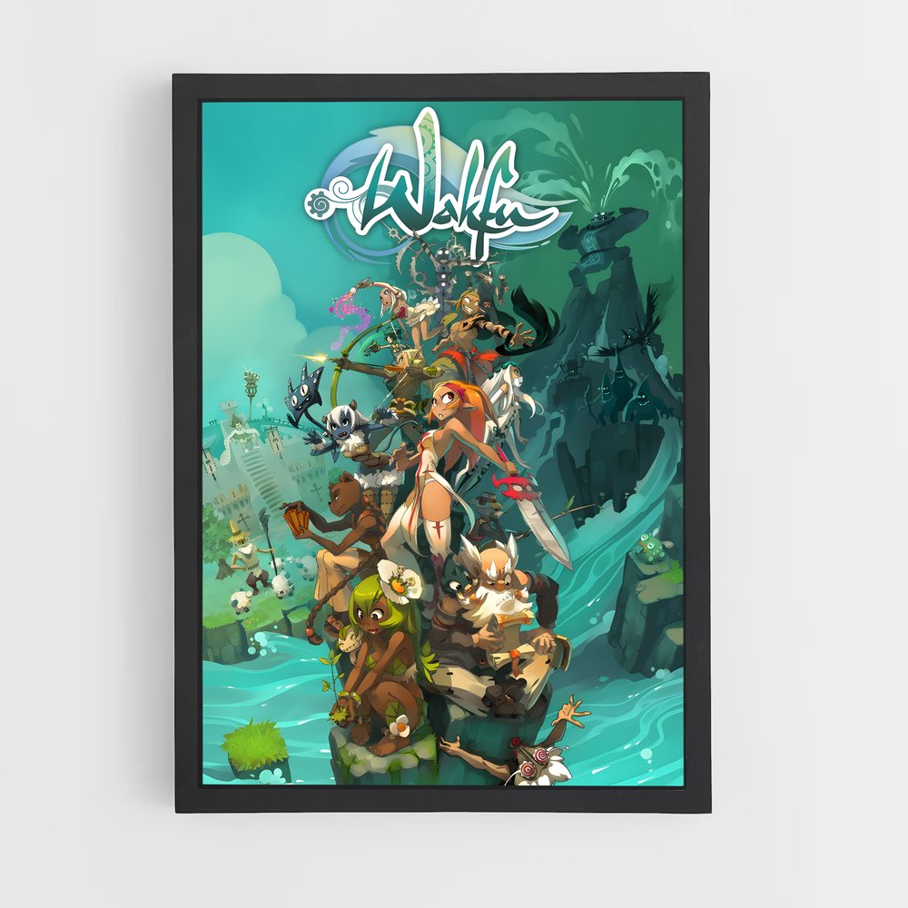 Poster Wakfu Vert – affiche Dofus & Wakfu (vue 2)