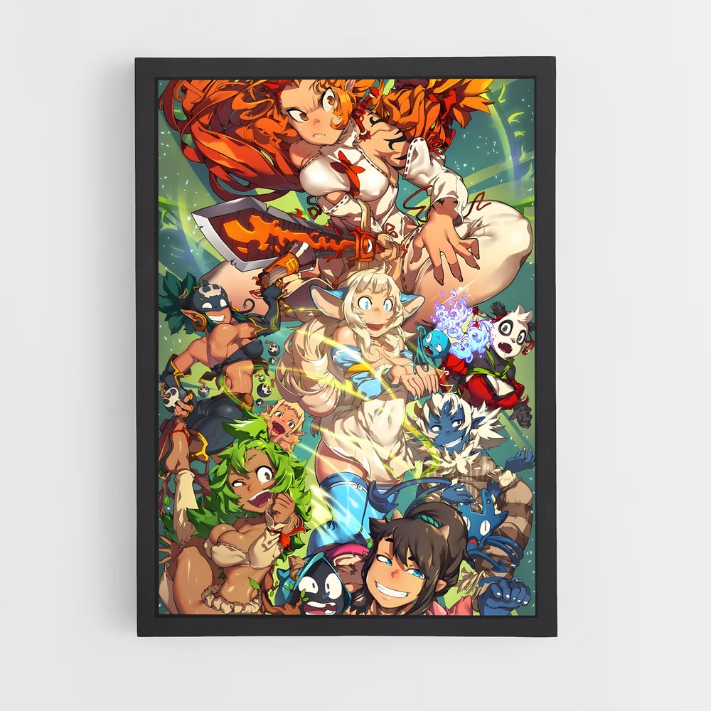 Poster Dofus Fanart – affiche Dofus & Wakfu (vue 2)