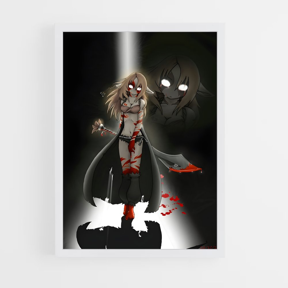 Poster Evangelyne – affiche Dofus & Wakfu (vue 3)
