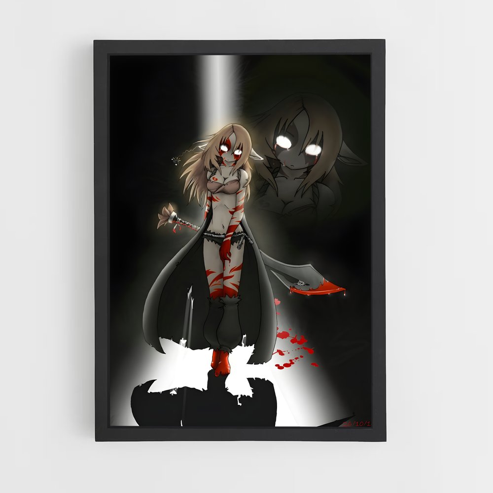 Poster Evangelyne – affiche Dofus & Wakfu (vue 2)