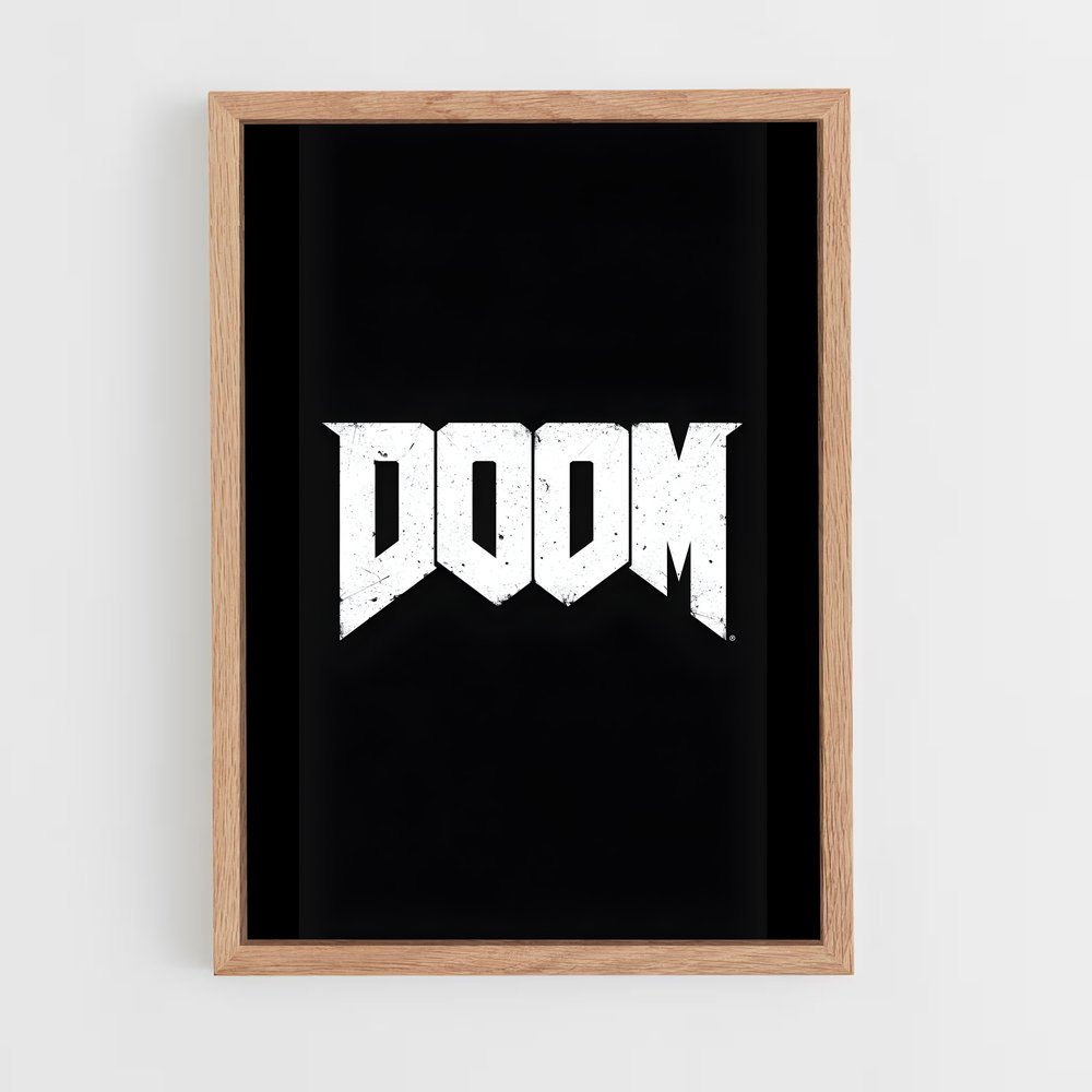 Poster Doom Logo (vue 4)