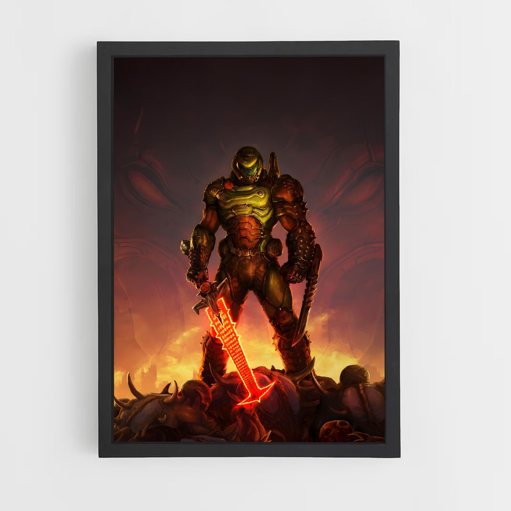 Poster Doom Épée (vue 2)
