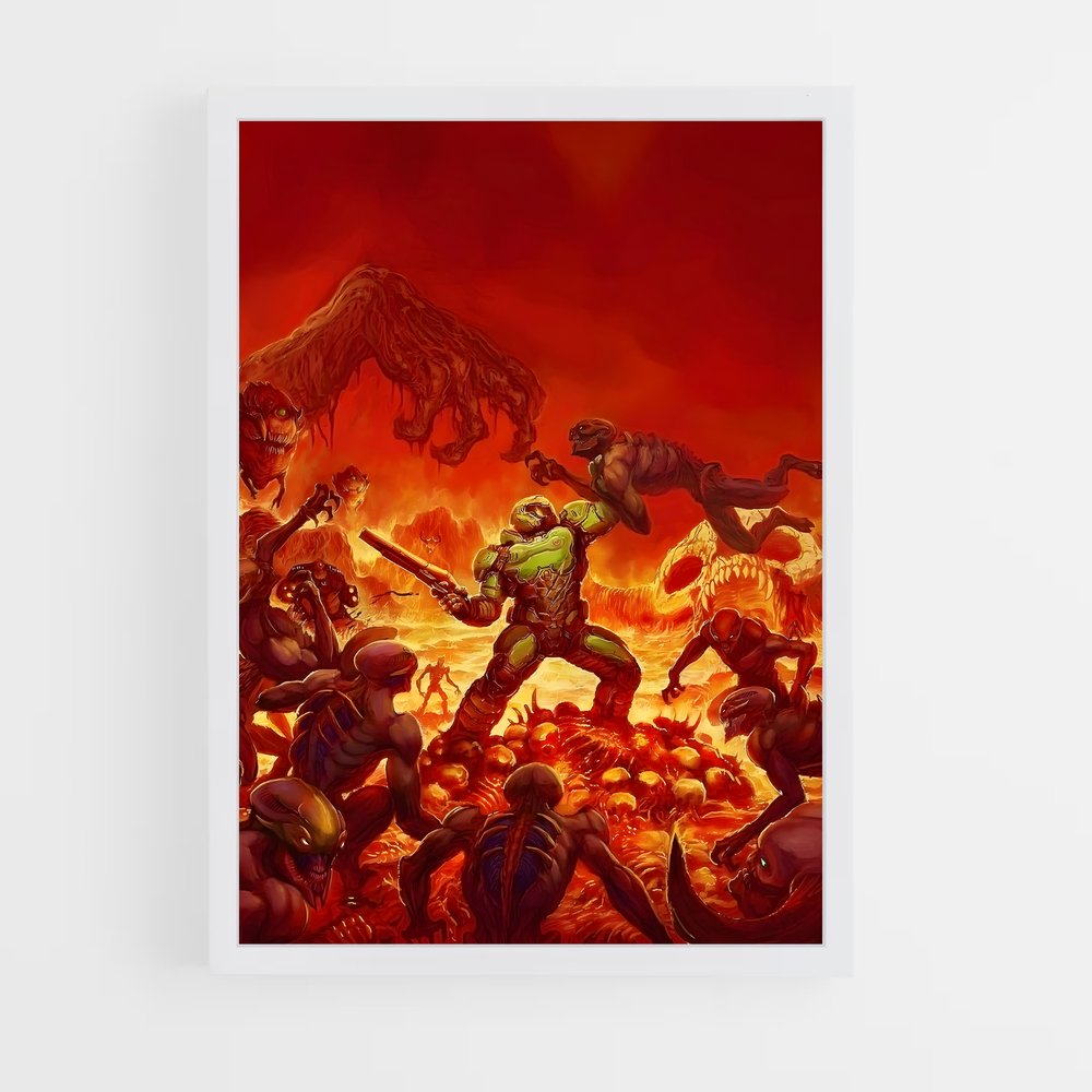 Poster Doom Combat (vue 3)