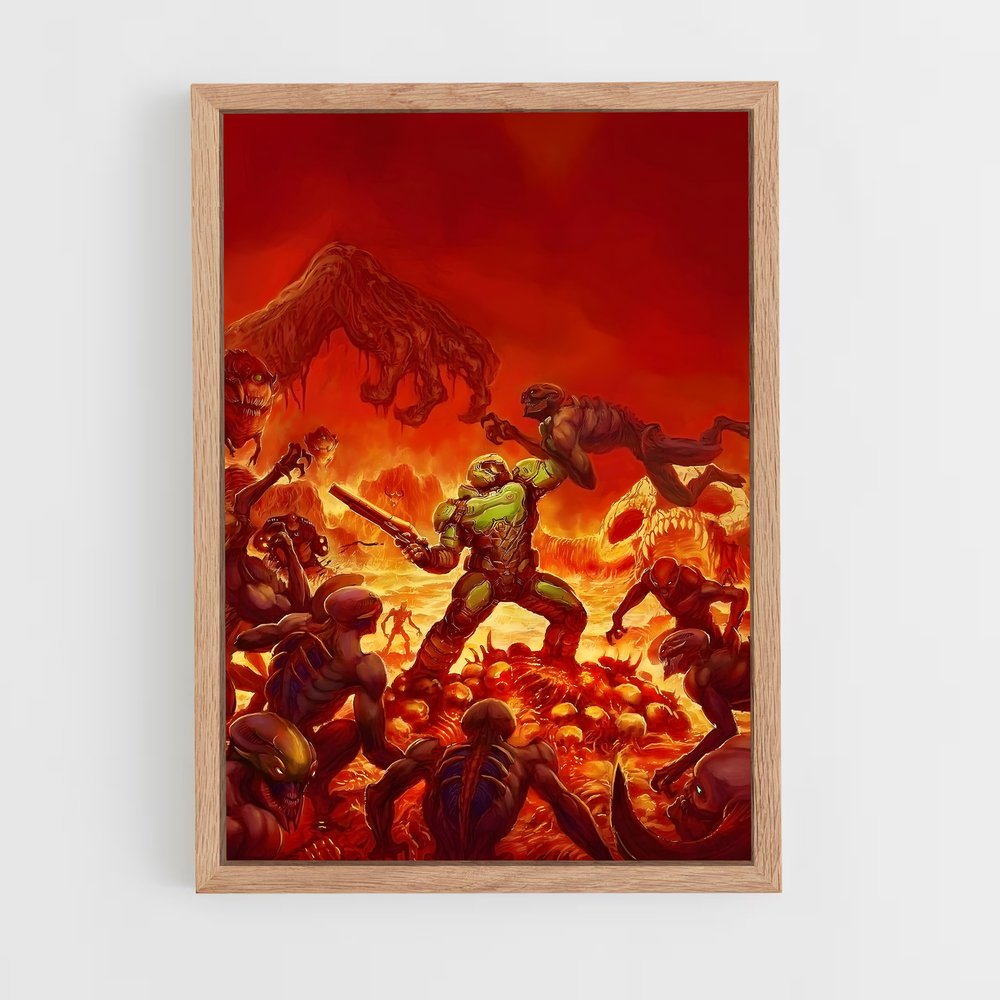 Poster Doom Combat (vue 4)