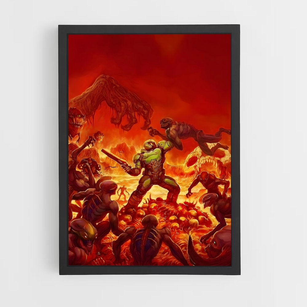 Poster Doom Combat (vue 2)