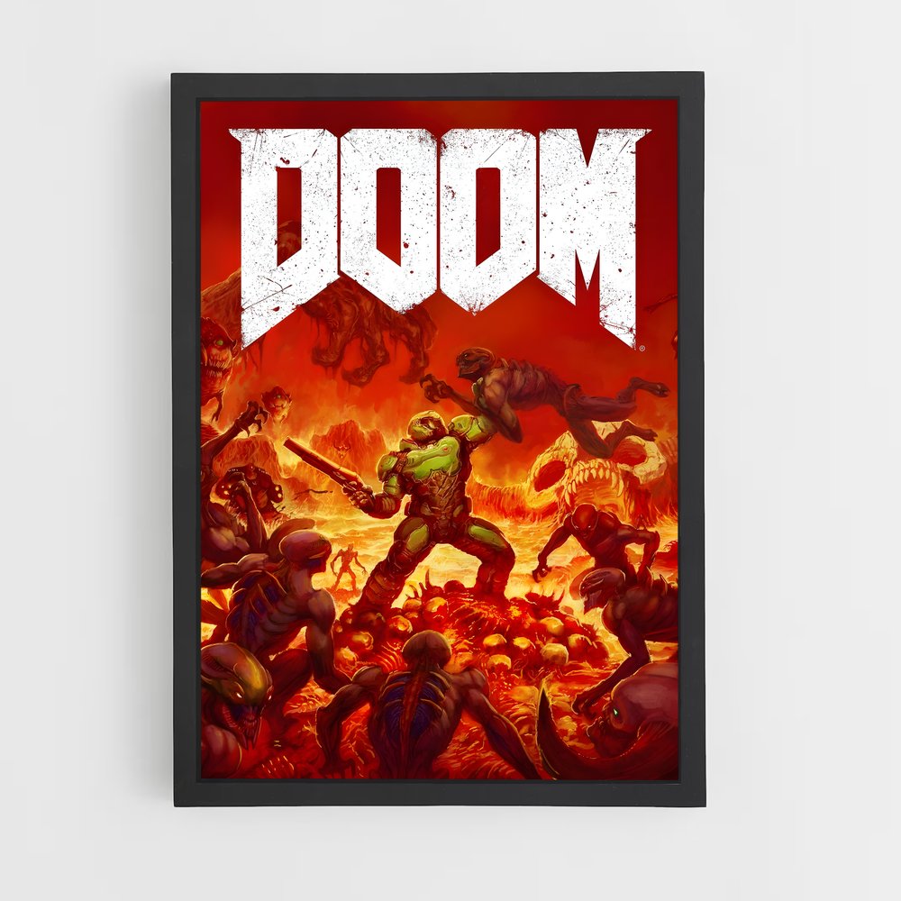 Affiche Jeu Doom (vue 2)