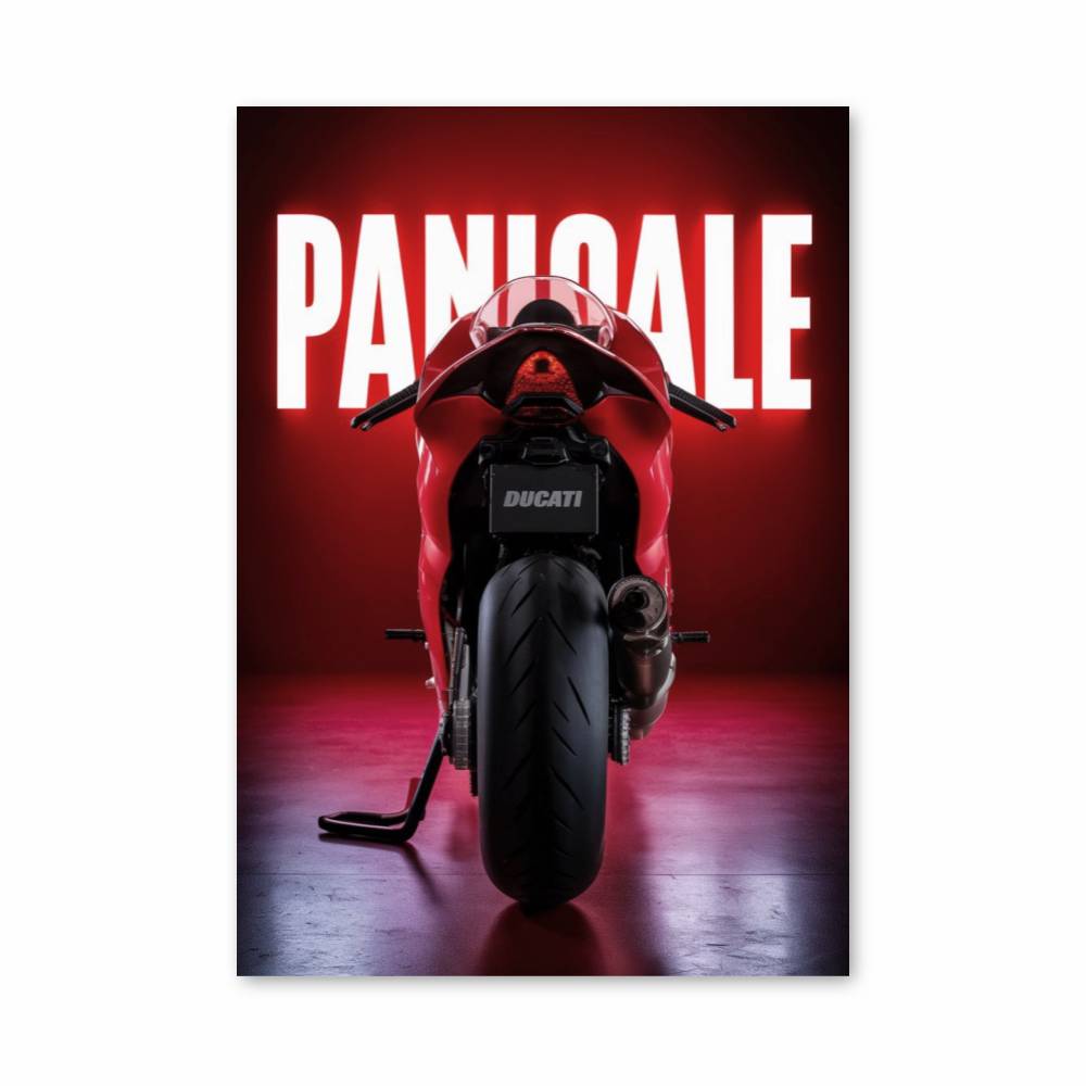 Poster Panigale – affiche Ducati