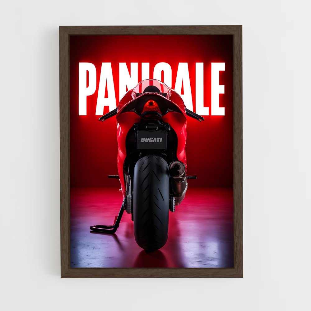 Poster Panigale – affiche Ducati (vue 5)