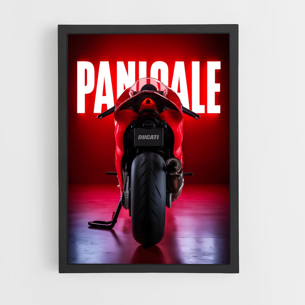 Poster Panigale – affiche Ducati (vue 2)
